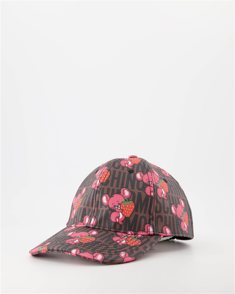 Chapeaux, casquettes et bonnets Casquette monogrammée Moschino Marron Homme