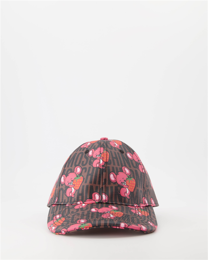 Chapeaux, casquettes et bonnets Casquette monogrammée Moschino Marron Homme