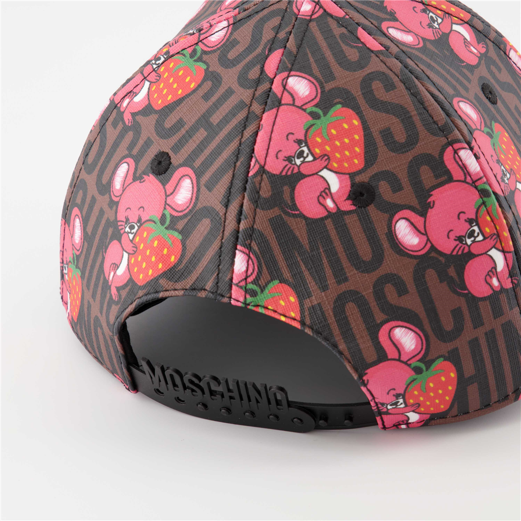 Chapeaux, casquettes et bonnets Casquette monogrammée Moschino Marron Homme