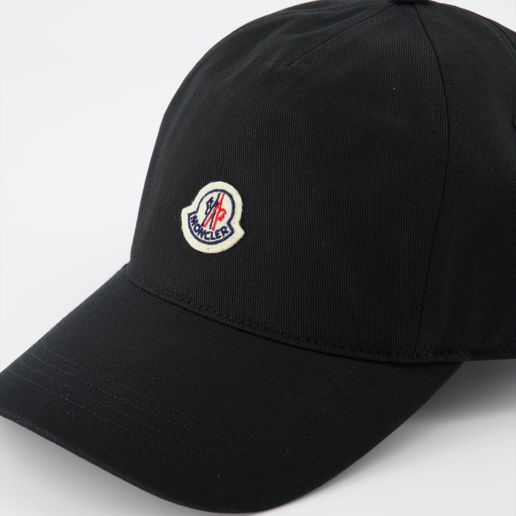 Chapeaux, casquettes et bonnets Casquette à logo Moncler Noir Femme