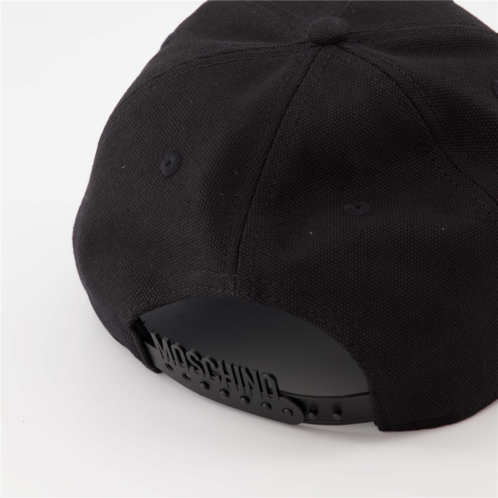 Chapeaux, casquettes et bonnets Casquette à logo Moschino Noir Homme