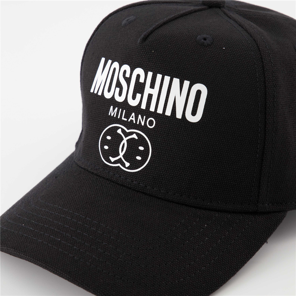 Chapeaux, casquettes et bonnets Casquette à logo Moschino Noir Homme