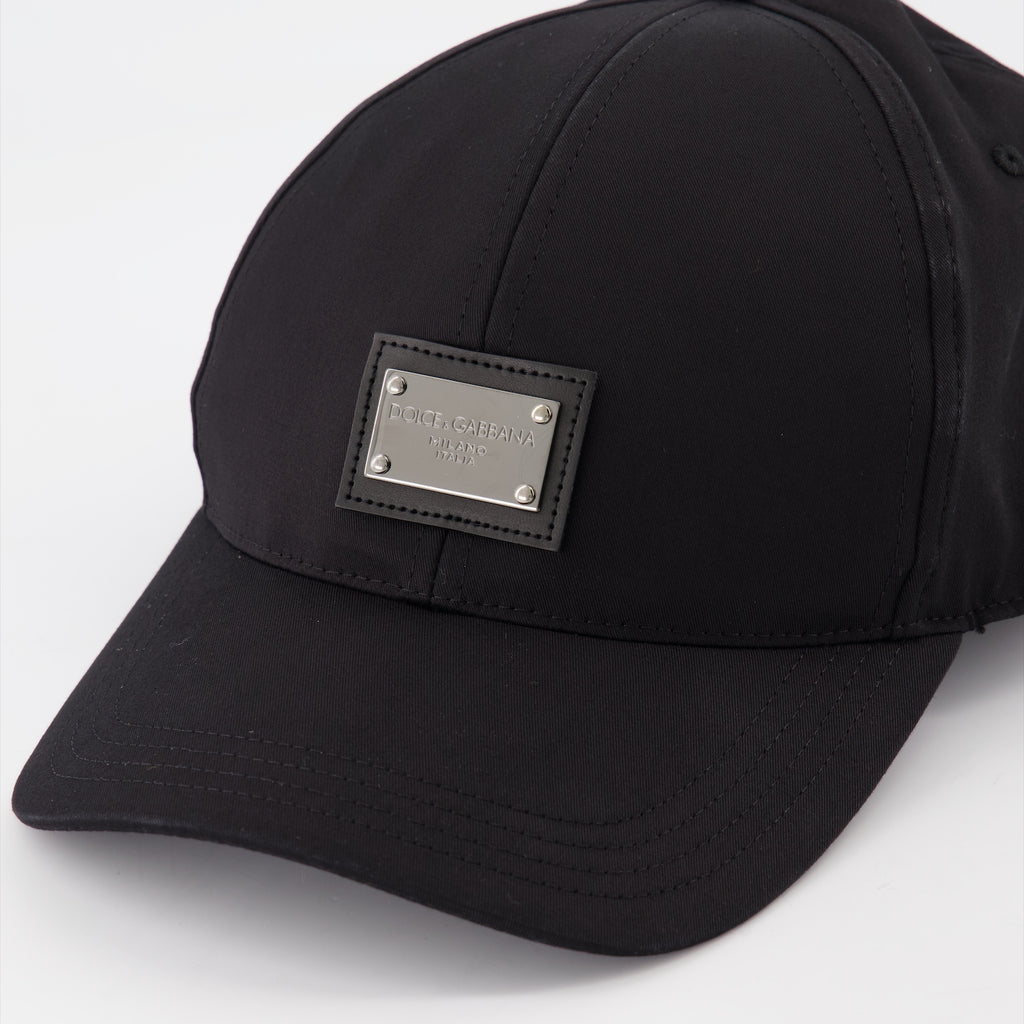 Chapeaux, casquettes et bonnets Casquette Rapper Dolce & Gabbana Noir Homme