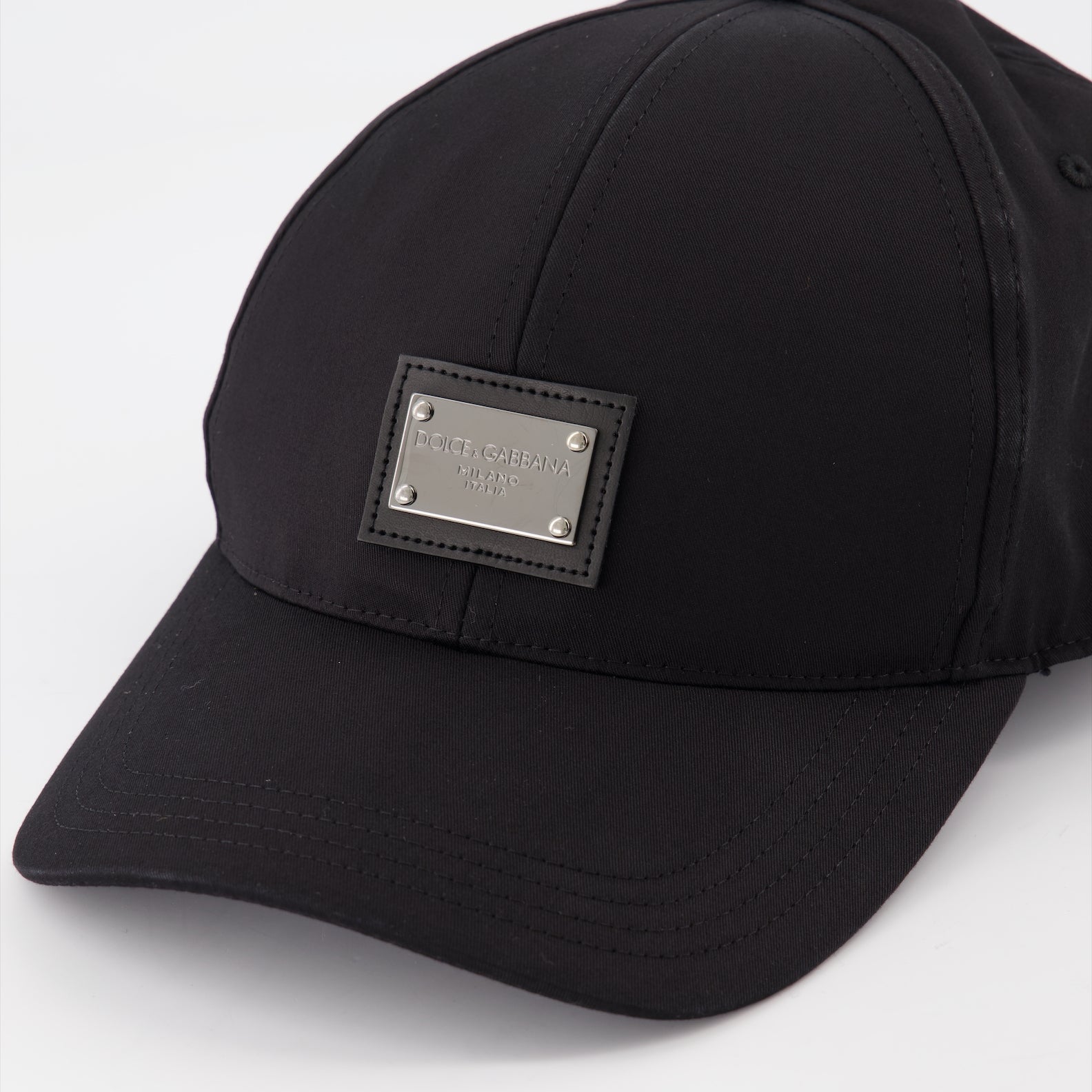 Chapeaux, casquettes et bonnets Casquette Rapper Dolce & Gabbana Noir Homme