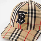 Chapeaux, casquettes et bonnets Casquette à carreaux Burberry Beige Homme