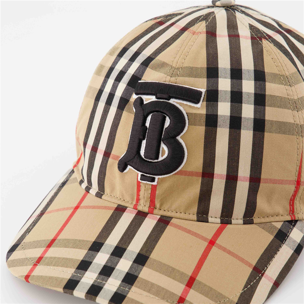 Chapeaux, casquettes et bonnets Casquette à carreaux Burberry Beige Homme