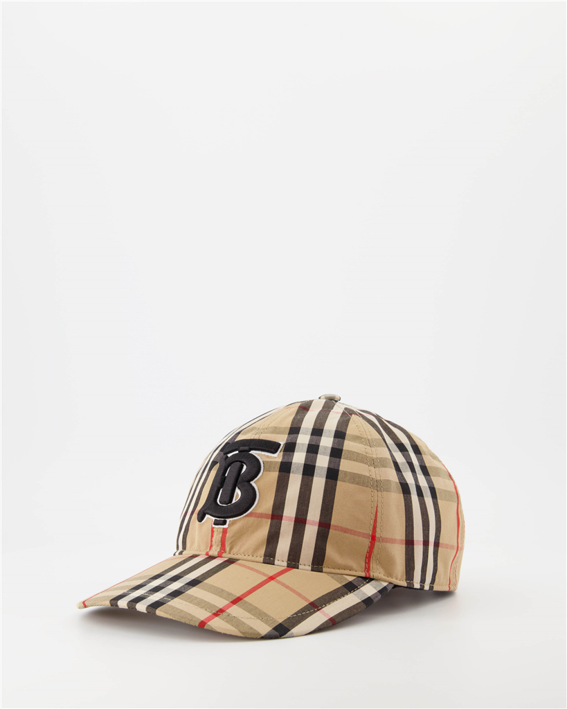 Chapeaux, casquettes et bonnets Casquette à carreaux Burberry Beige Homme