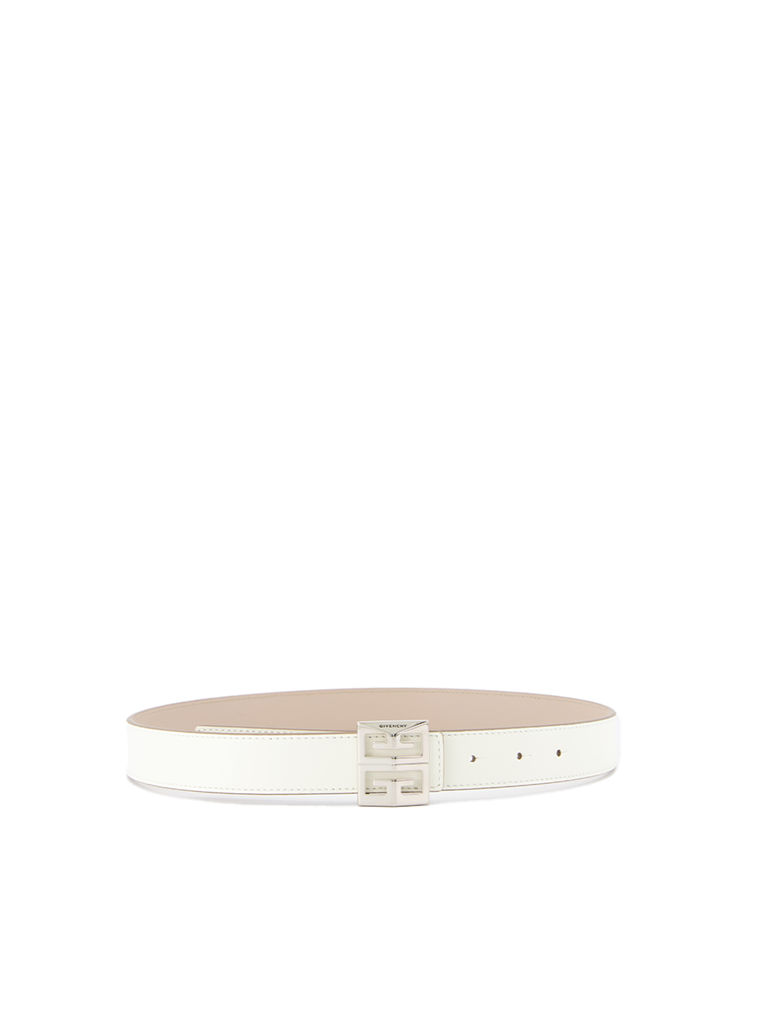 Ceintures Ceinture 4G réversible Givenchy Blanc Femme