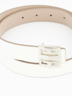 Ceintures Ceinture 4G réversible Givenchy Blanc Femme