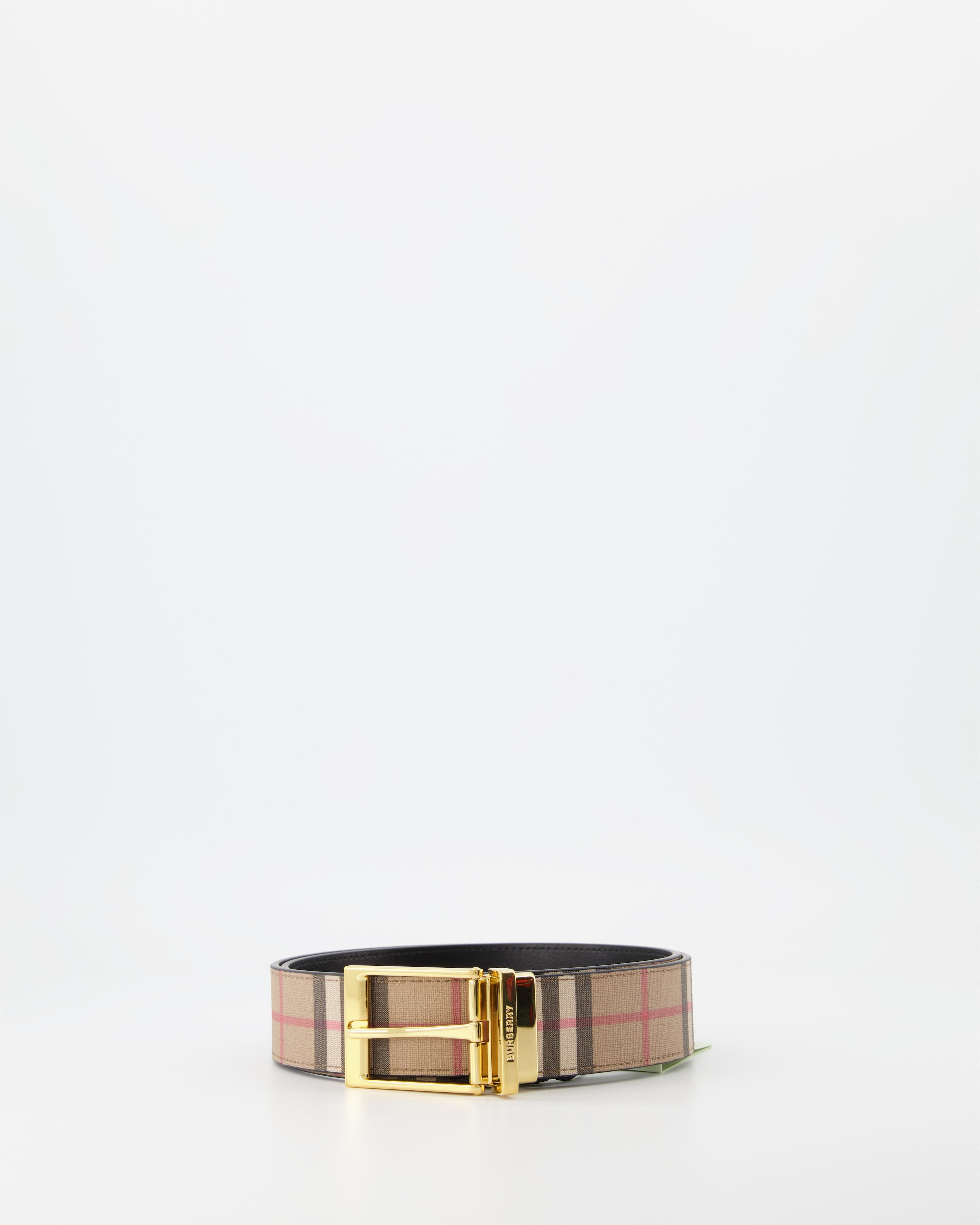 Cintos Ceinture à carreaux Burberry Bege Homme