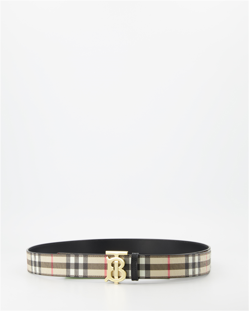 Cintos Ceinture à carreaux Burberry Bege Femme