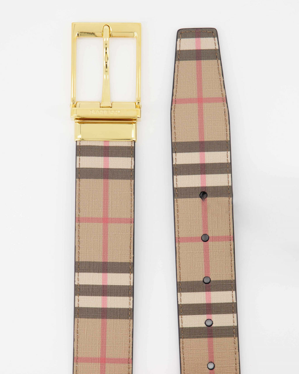 Ceintures Ceinture à carreaux Burberry Beige Homme