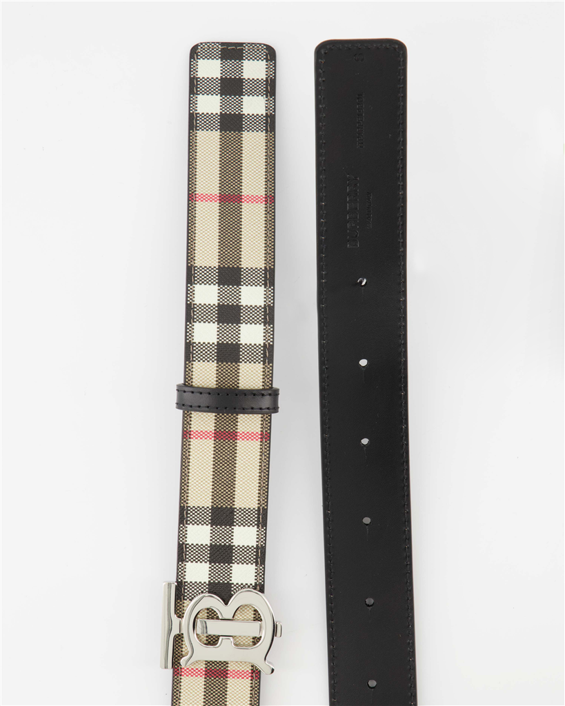 Cintos Ceinture à carreaux Burberry Bege Femme