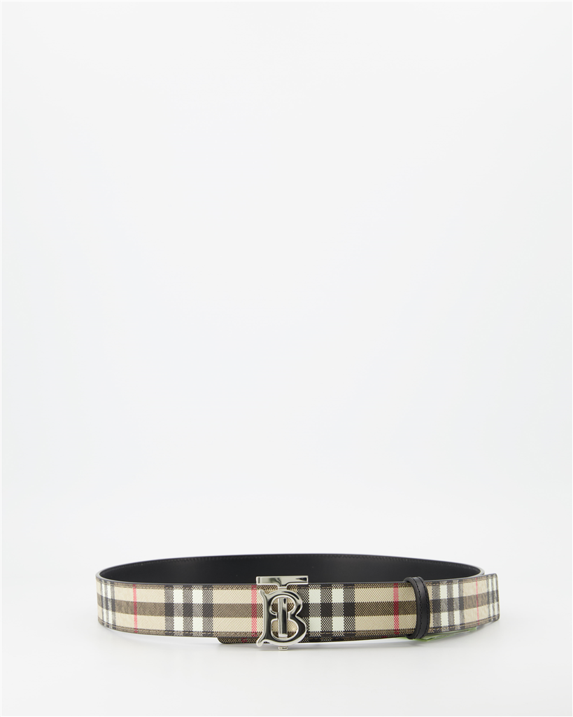 Cintos Ceinture à carreaux Burberry Bege Femme