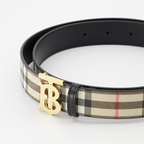 Cintos Ceinture à carreaux Burberry Bege Femme