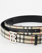 Cintos Ceinture à carreaux Burberry Bege Femme
