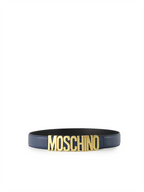 Petite maroquinerie Ceinture à logo plaque Moschino Bleu Homme