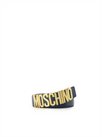 Petite maroquinerie Ceinture à logo plaque Moschino Bleu Homme