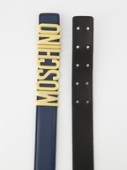 Petite maroquinerie Ceinture à logo plaque Moschino Bleu Homme