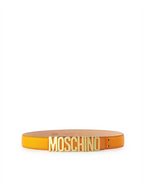 Petite maroquinerie Ceinture à logo plaque Moschino Orange Homme