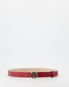 Ceintures Ceinture à logo sceau Alexander McQueen Rouge Femme