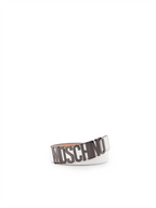 Petite maroquinerie Ceinture à logo plaque Moschino Blanc Homme