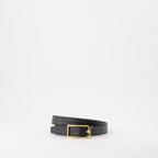Cintos Ceinture Cassandre Saint Laurent Preto Homme