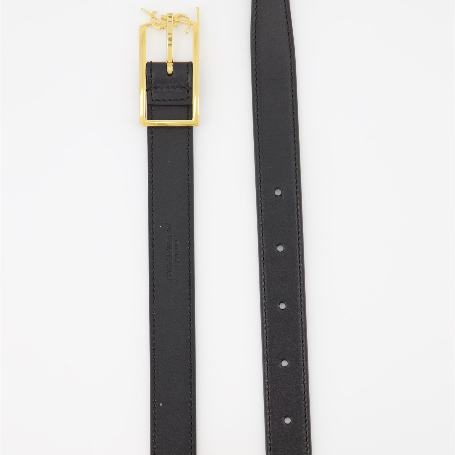 Ceintures Ceinture Cassandre Saint Laurent Noir Homme