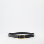 Cintos Ceinture Cassandre Saint Laurent Preto Homme