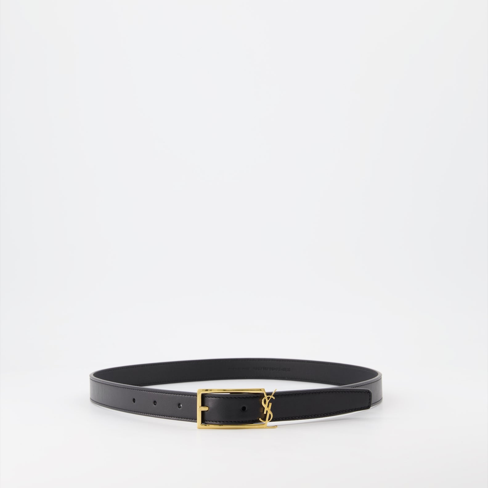Ceintures Ceinture Cassandre Saint Laurent Noir Homme