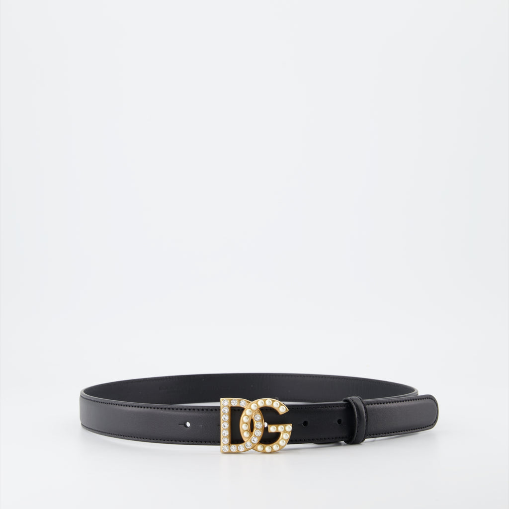 Cintos Ceinture DG Dolce & Gabbana Preto Femme