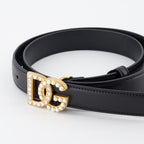 Cintos Ceinture DG Dolce & Gabbana Preto Femme
