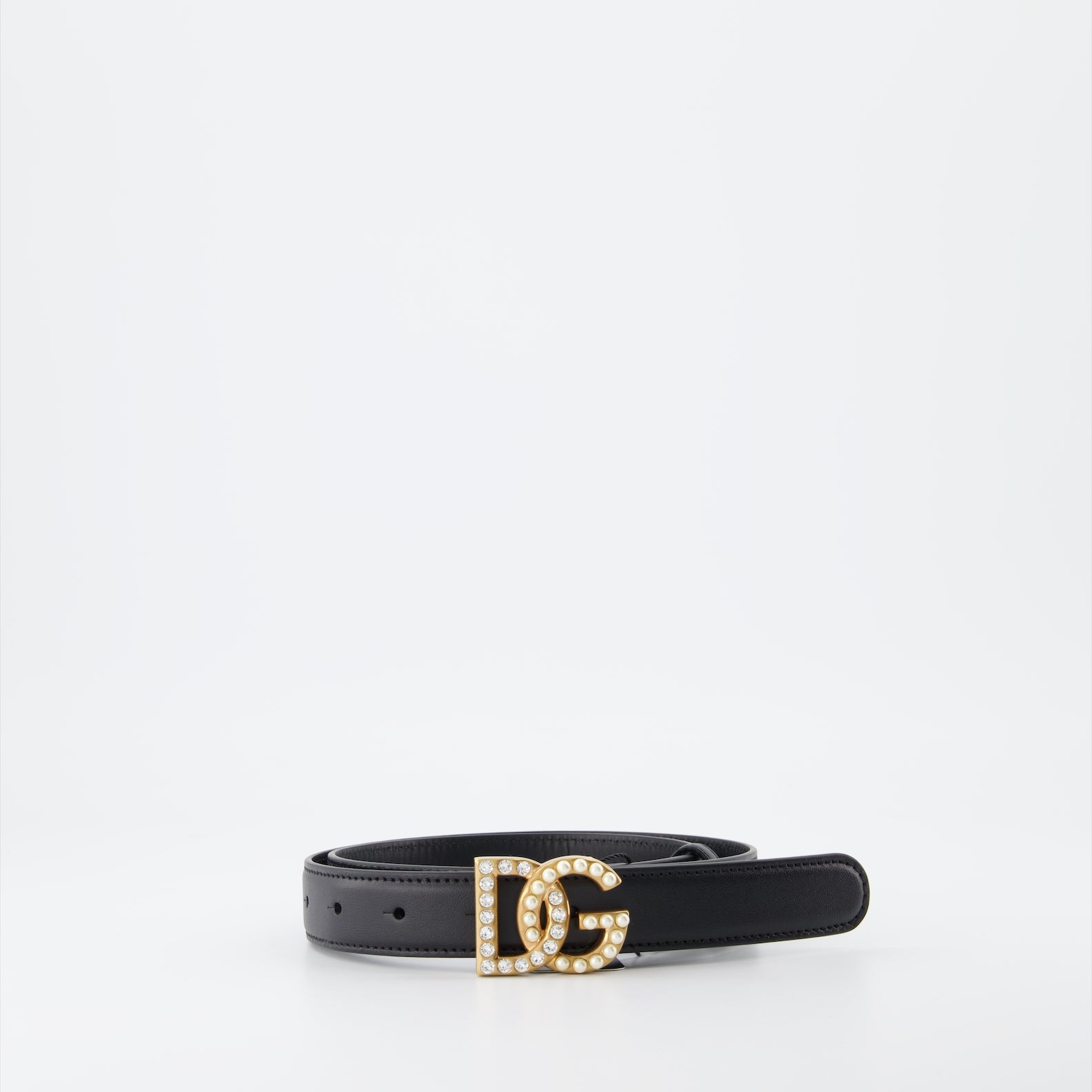 Cintos Ceinture DG Dolce & Gabbana Preto Femme