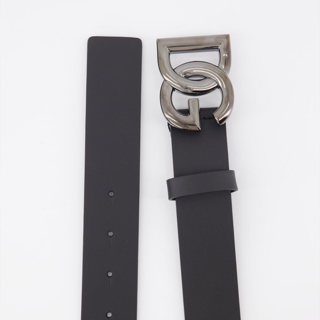 Cintos Ceinture DG Dolce & Gabbana Preto Homme