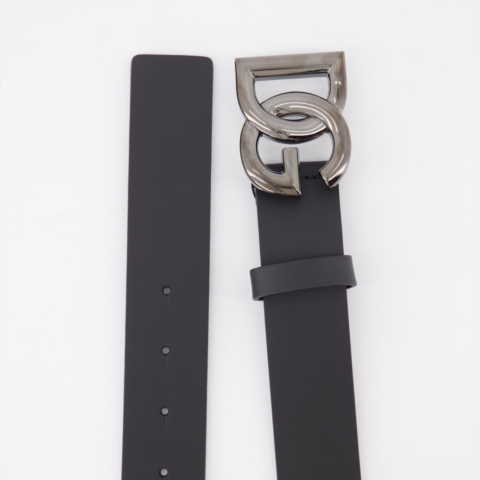 Cintos Ceinture DG Dolce & Gabbana Preto Homme
