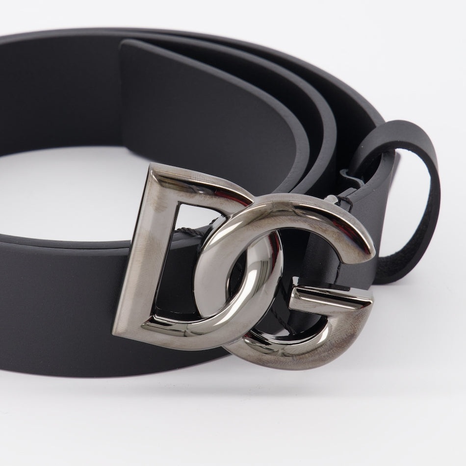Cintos Ceinture DG Dolce & Gabbana Preto Homme