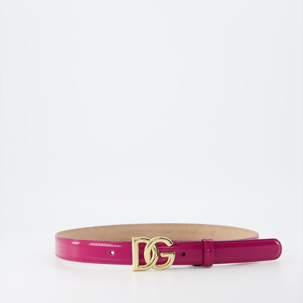 Cintos Ceinture DG Dolce & Gabbana Rosa Femme