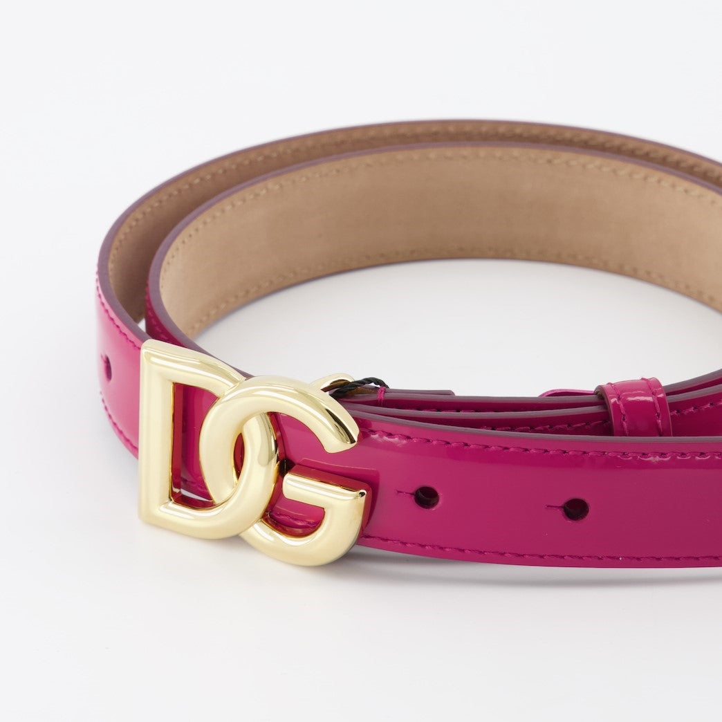 Cintos Ceinture DG Dolce & Gabbana Rosa Femme