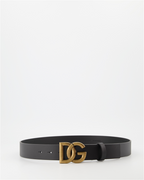 Cintos Ceinture DG Dolce & Gabbana Preto Homme