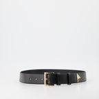 Ceinture en cuir noir