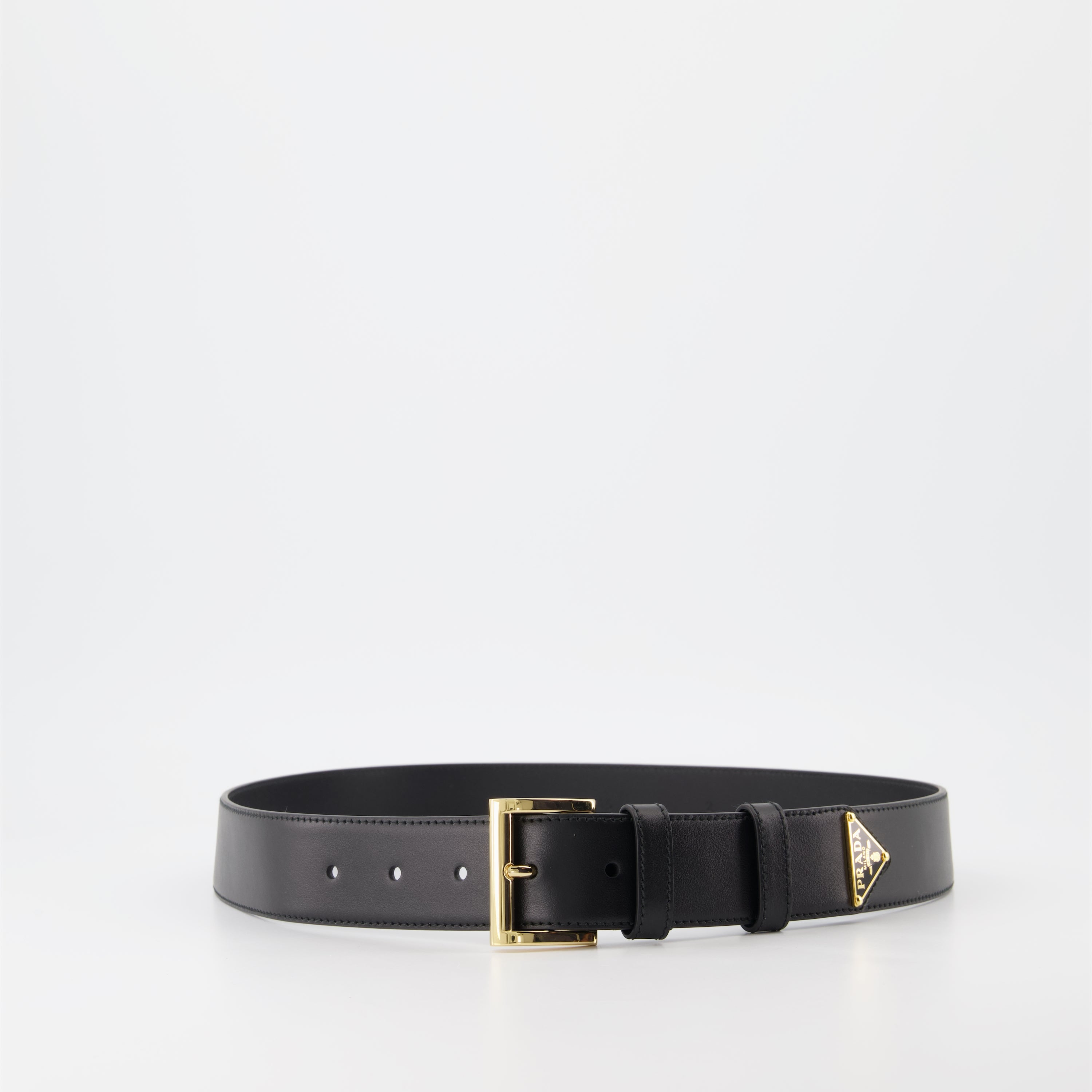 Ceinture en cuir noir
