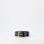 Ceinture en cuir noir