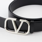Cintos Ceinture VLogo Valentino Garavani Preto Homme