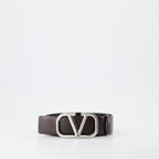 Cintos Ceinture VLogo Valentino Garavani Marrom Homme