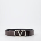 Cintos Ceinture VLogo Valentino Garavani Marrom Homme