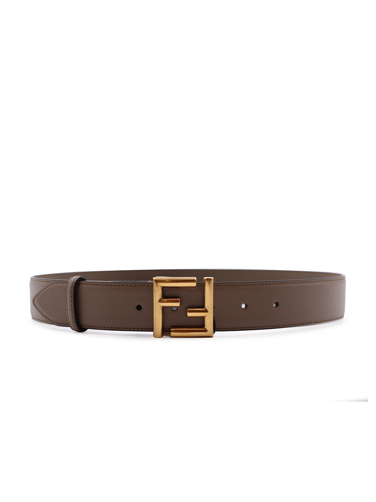 Cintos Ceinture FF Fendi Marrom Femme