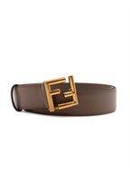Cintos Ceinture FF Fendi Marrom Femme