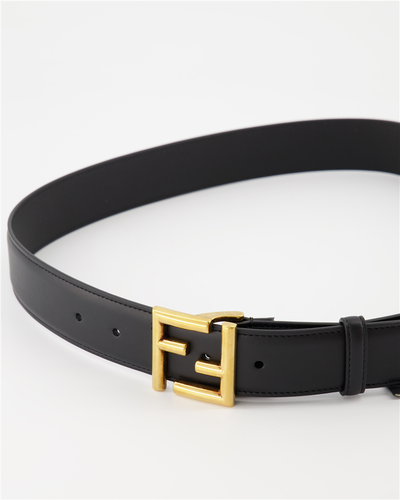 Cintos Ceinture FF Fendi Preto Femme