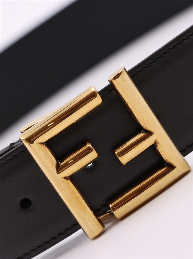 Cintos Ceinture FF Fendi Preto Femme