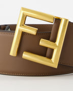 Cintos Ceinture FF Fendi Marrom Femme